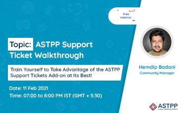 ASTPP Support Ticket Walkthrough