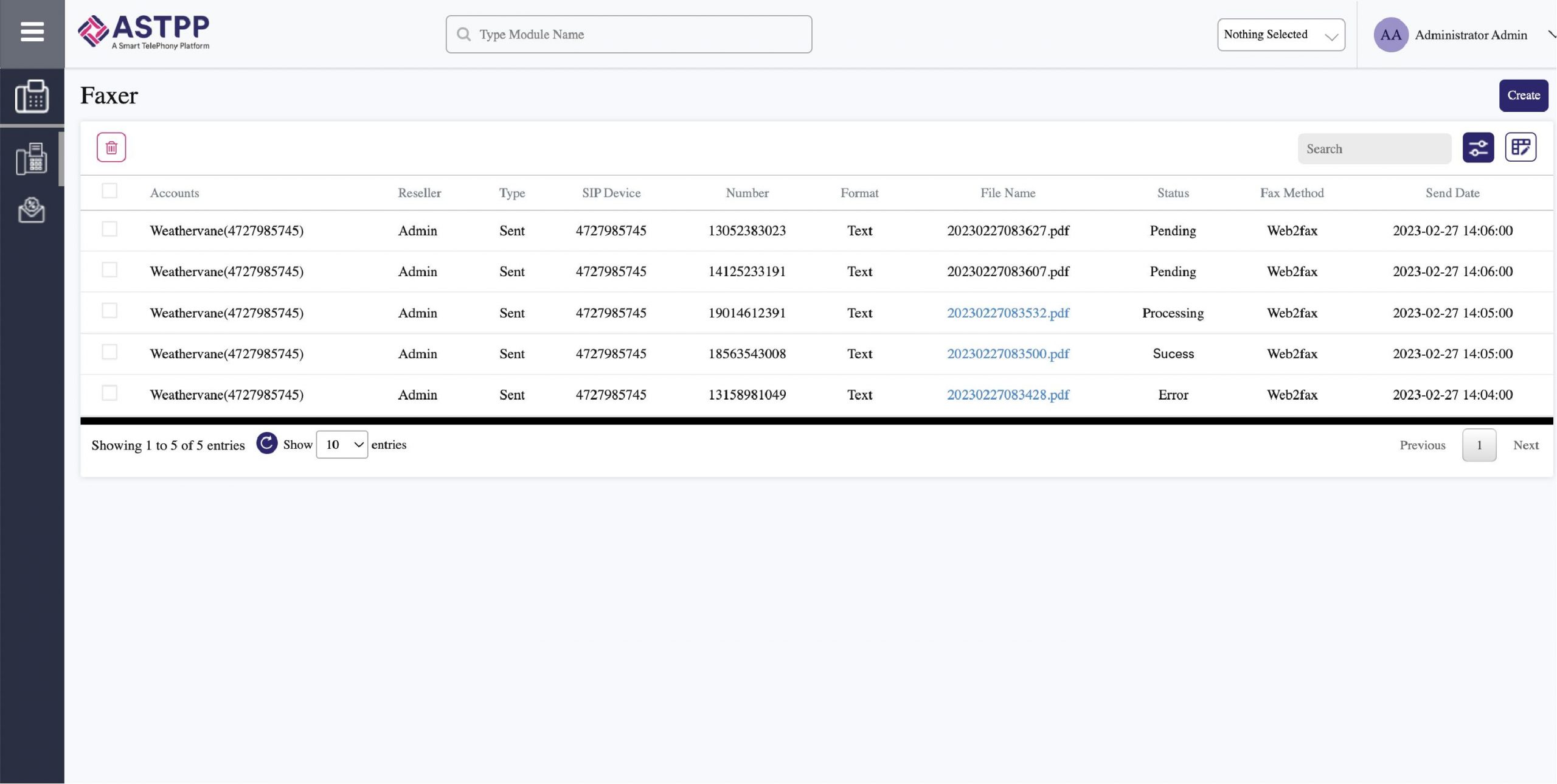 Extensive Detail and Summary Reports